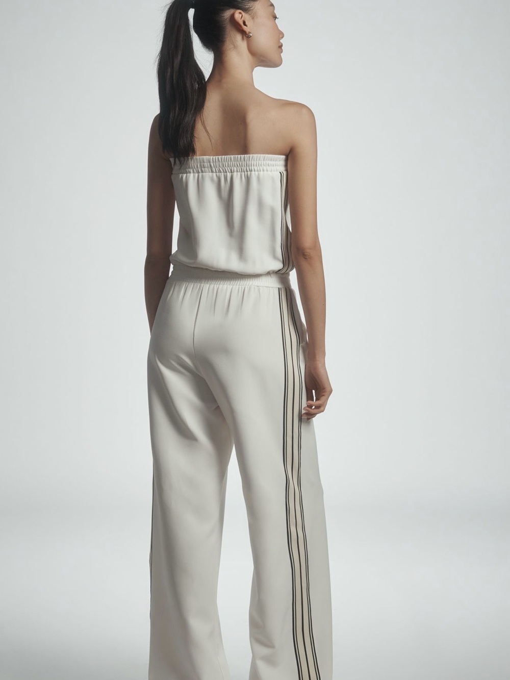 NWT! Bishop + Young Cream Wide-Leg Jumpsuit - Picture 3 of 4